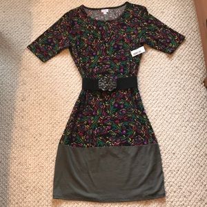 NWT LuLaRoe Julia Dress / Tunic multicolored